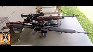 Springfield Armory M1A  AR10 Accuracy Testing  50 Yards [upl. by Ahsea]