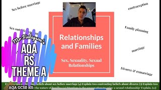 GCSE Religious Studies  Relationships amp Families  Theme A AQA REVISION [upl. by Emyle499]