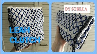 How To Crochet Leah bag  clutch CROCHET TUTORIAL using Tapestry Crochet and Beading [upl. by Llednav]