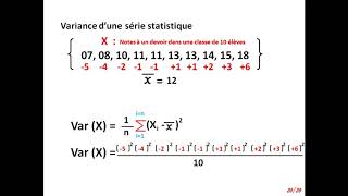 Moyenne variance et écart type Terminale S [upl. by Gaeta]