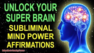 Program Your Mind Power For Extreme Intelligence Subliminal GENIUS Affirmations While You Sleep [upl. by Monie296]