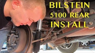 4Runner Bilstein 5100 Rear Shock Install [upl. by Reste]