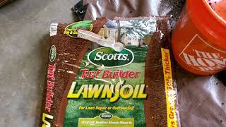 Scotts Turf Builder Lawn Soil Quick review [upl. by Molton]