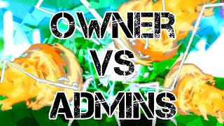 OWNER vs 5 ADMINS EASY  BLOX FRUITS [upl. by Yddet]