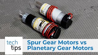 Spur Gear Motor vs Planetary Gear Motor [upl. by Atniuq]