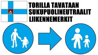 Sukupuolineutraalit liikennemerkit [upl. by Aneez]