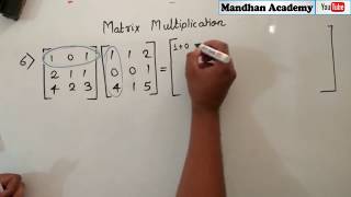 Quick Matrix Multiplication ALL Types Class 12  CBSE [upl. by Olinad]