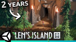 2 Years of Unity Game Development in 10 Minutes Lens Island [upl. by Ahsiam]