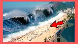 Top 5 Destructive Tsunamis Caught On Camera [upl. by Jillie]