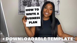 HOW TO WRITE A BUSINESS PLAN STEP BY STEP  TEMPLATE  9 Key Elements [upl. by Metsky]