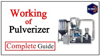 How Pulverizer Works  HiTech Plastic Engineering [upl. by Naujyt137]