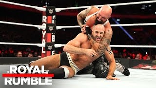 Cesaro amp Sheamus vs Gallows amp Anderson  Raw Tag Team Title Match Royal Rumble 2017 Kickoff [upl. by Culliton520]