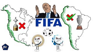 ¿POR QUÉ CONMEBOL Y CONCACAF SIGUEN DIVIDIDAS [upl. by Yduj859]