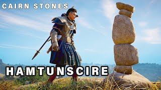 How to do stack CAIRN stones at Heald Tor in HAMTUNSCIRE ► Assassins Creed Valhalla [upl. by Ranite]