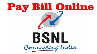 How To Pay BSNL Bill Online With Internet Banking [upl. by Divadnoj]