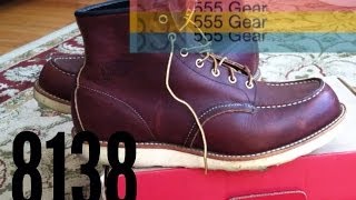 Review Red Wing Heritage 8138 Moc Toe Boots Made in USA [upl. by Emmett]