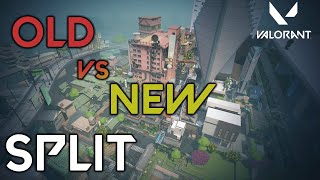 Split Map Changes OLD vs NEW in Valorant [upl. by Naara787]