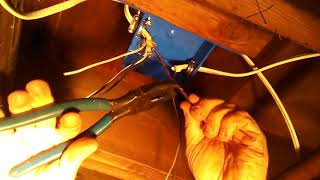 How to wire a junction box 3 142 cables [upl. by Rotman]