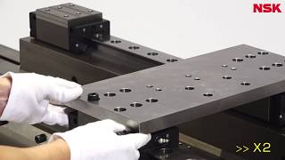 How to install NSK Linear products  1 Linear Guide [upl. by Ayanal]