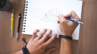 Top 6 Architecture Sketching Techniques [upl. by Swarts]