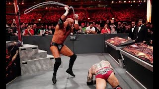 Batista vs Triple H WWE WrestleMania 35 Highlights [upl. by Yttocs965]