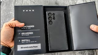 S23 ULTRA DBrand Grip Case Leather  HUGE WIN [upl. by Roach]