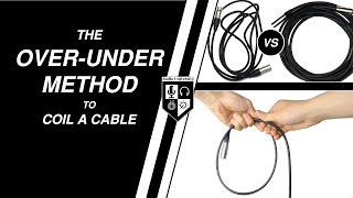 How to Wrap a Cable Over Under  QUICK DEMONSTRATION [upl. by Sheff]