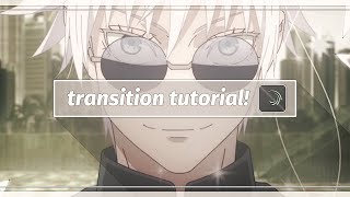 Transition tutorial Alight motion FREE [upl. by Aicilla]