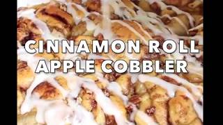 Cinnamon Roll Apple Cobbler [upl. by Austina]