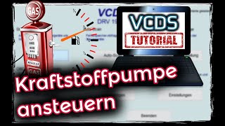 VCDS Kraftstoffpumpe ansteuern System entlüften [upl. by Heiney401]