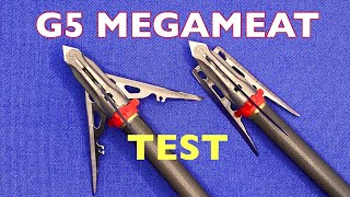 G5 MEGAMEAT Broadhead Test [upl. by Immac]