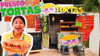 🥖 PUESTO DE TORTAS 🥑 🍅 ¡LA TORTUGA 🐢 Compra 1 y Llévate el Refresco GRATIS 🥤 CONNY CHANGARROS [upl. by Ebneter]