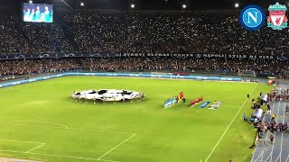 Napoli Fans Roar “The Champions“ Against Liverpool In The Champions League [upl. by Aldredge960]