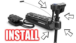 Lowrance GHOST Trolling Motor FULL INSTALL [upl. by Samy]