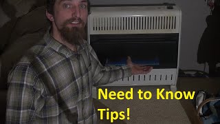 Ventless Gas Heaters 7 Tips You Need to Know [upl. by Panthea]