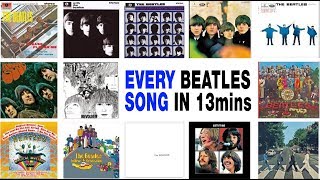 Every Beatles Song in 13 minutes [upl. by Salokkin]