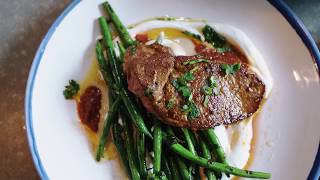 Date Night Lamb Steak Recipe  Tess Ward [upl. by Alur67]