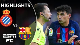 Barcelona vs Espanyol  LaLiga Highlights  ESPN FC [upl. by Bourn]