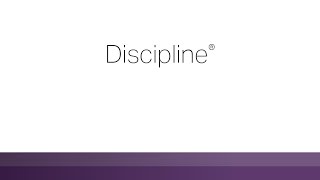 Discipline  Learn more about your innate talents from Gallups Clifton StrengthsFinder [upl. by Regdor]