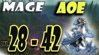 Classic WoW Mage AoE Leveling Guide 2842 HORDE [upl. by Ynneb]