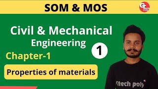 Structural mechanics amp MOS  Lecture1  Properties of Materials gtechpoly [upl. by Annoyk353]