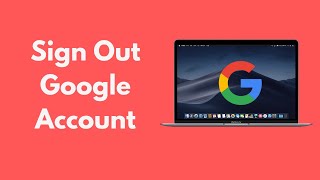 How to Sign Out of Google Account on Computer [upl. by Coridon664]