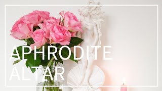 APHRODITE altar tour  offerings [upl. by Lorollas]