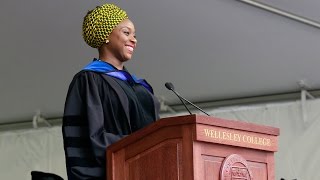 Chimamanda Ngozi Adichie 2015 Wellesley College Commencement Speaker [upl. by Kirbee]