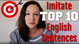 How to Pronounce TOP 10 English Sentences [upl. by Xuagram116]