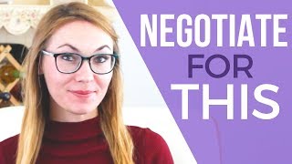 6 Things to Negotiate for BESIDES Salary [upl. by Adena]