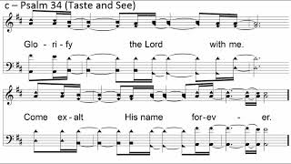 Psalm 34 Taste and See Learning Video [upl. by Windsor]