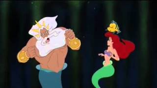 The Little Mermaid  King Triton Yells at Ariel [upl. by Yerot]