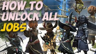 FFXIV  How to unlock all JOBS in SHADOWBRINGERS [upl. by Huxley]