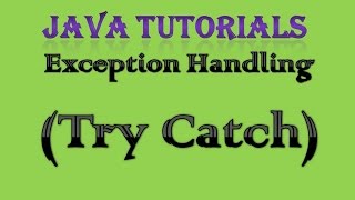 102 Exception Handling in Java Practical Part 1 Try Catch [upl. by Namajneb]